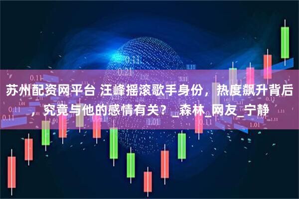 苏州配资网平台 汪峰摇滚歌手身份，热度飙升背后，究竟与他的感情有关？_森林_网友_宁静